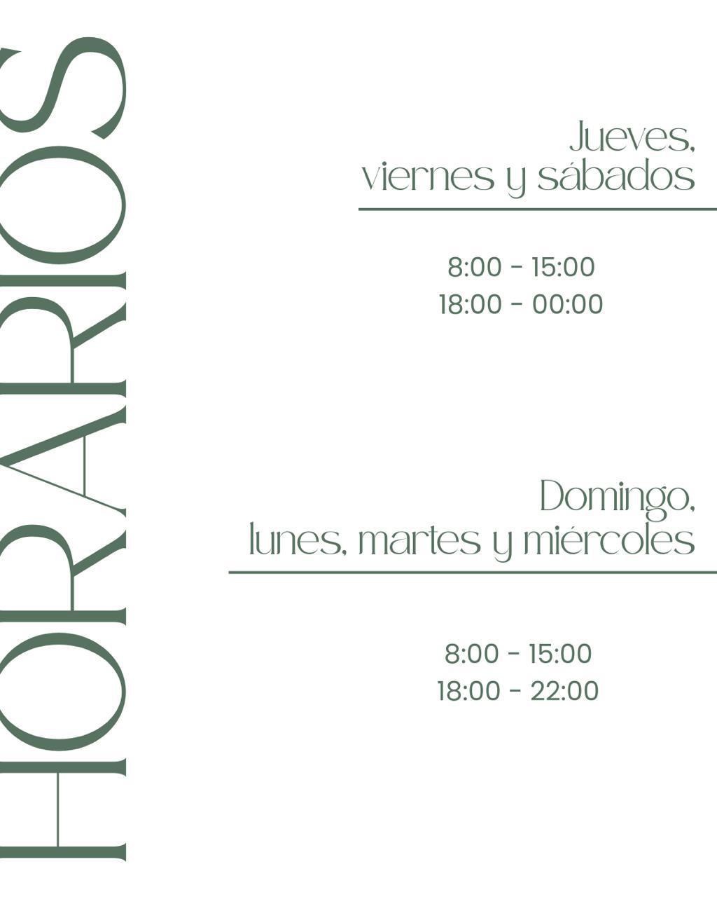 Horario de La Quedà